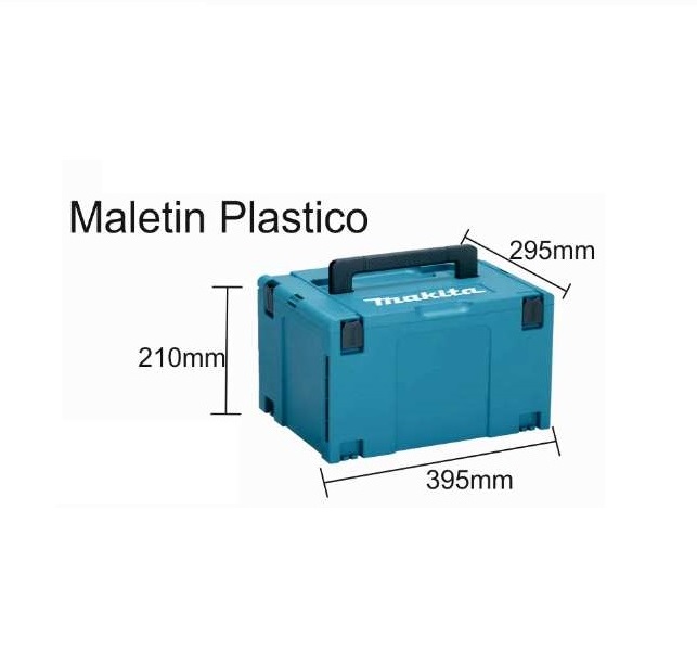 Producto #1311ACC0876 - MALETIN PLASTICO MAKITA MAK-PACK APILABLE/ENCASTRABLE 